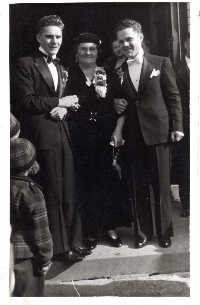 Mathew, Stella, and Felix Szubinski, 1937